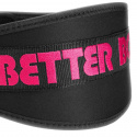 Womens Gym Belt, black/pink, Better Bodies