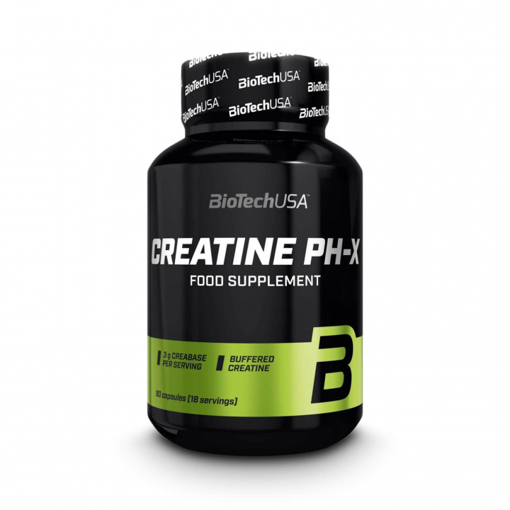 Tjek Creatine PH-X, 90 kapsler, BioTech USA på SportGymButikken.dk