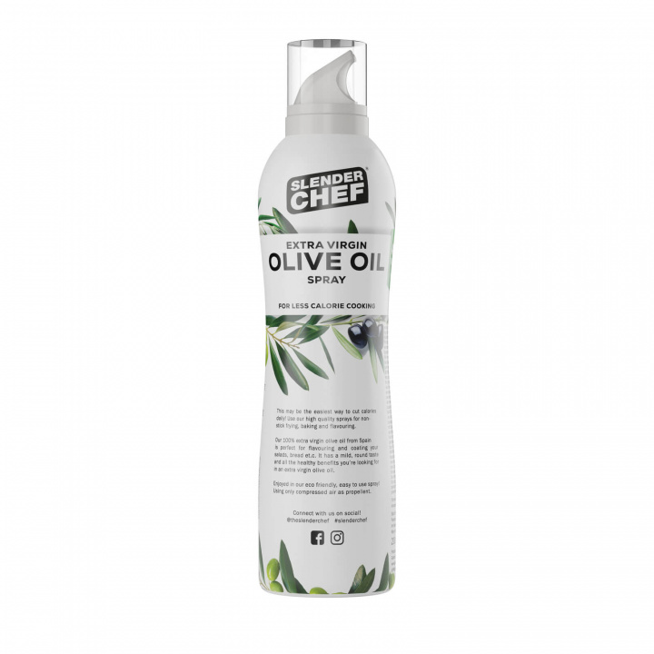 Tjek Slender Chef Cooking Spray, 200 ml, Virgin Olive Oil hos SportGymButiken.s