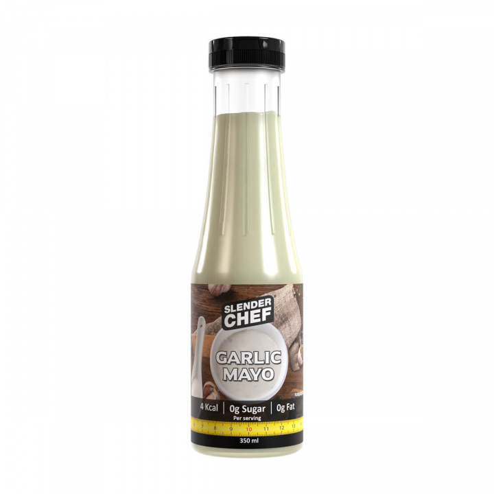 Tjek Garlic Mayo, 350 ml, Slender Chef på SportGymButikken.dk