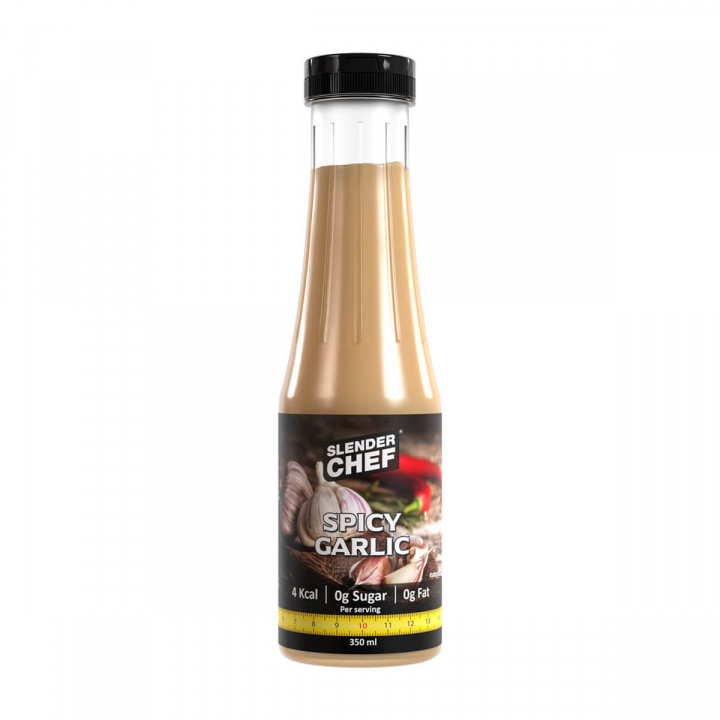 Tjek Spicy Garlic, 350 ml, Slender Chef på SportGymButikken.dk