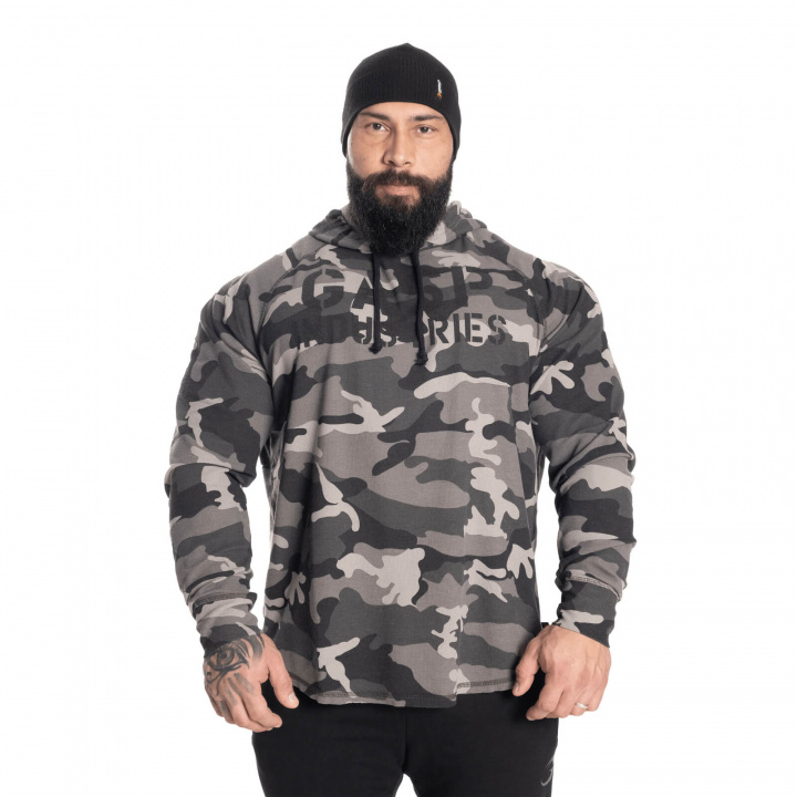 Tjek L/S Thermal Hoodie, taktisk camo, GASP på SportGymButikken.dk