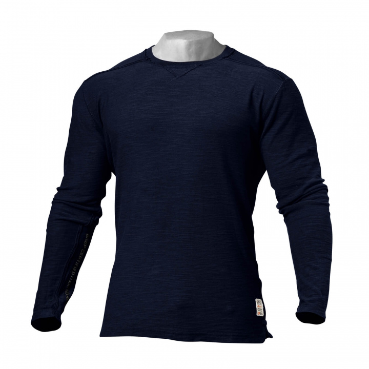 Tjek Broad Street L/S, dark navy, Better Bodies på SportGymButikken.dk