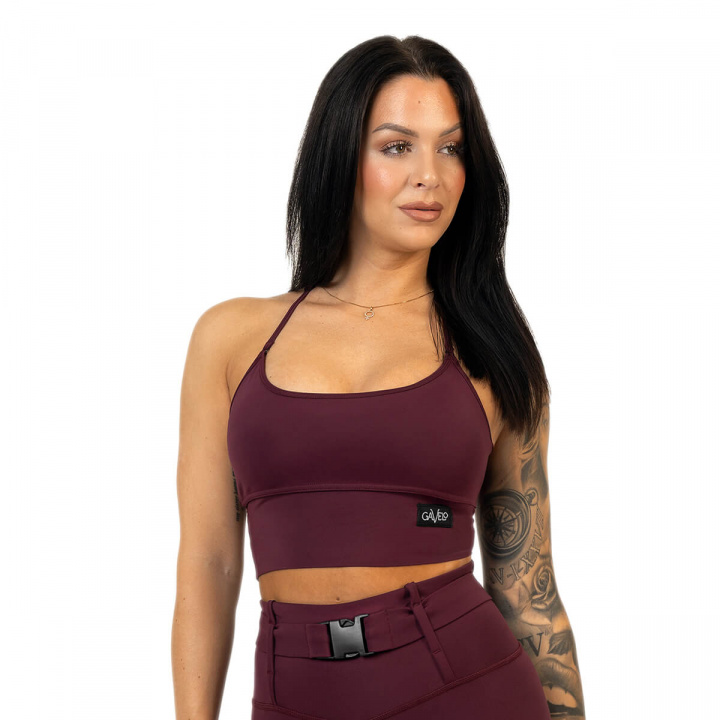 Cargo Top, burgundy red, Gavelo i gruppen Dametøj / Undertøj / Sports BH hos Sportgymbutikken.dk (GO-BRA-288r)