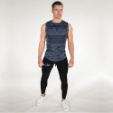 Sniper Sleeveless Tee, blue, Gavelo