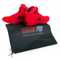 GW High Tops Shoe, red, Gorilla Wear