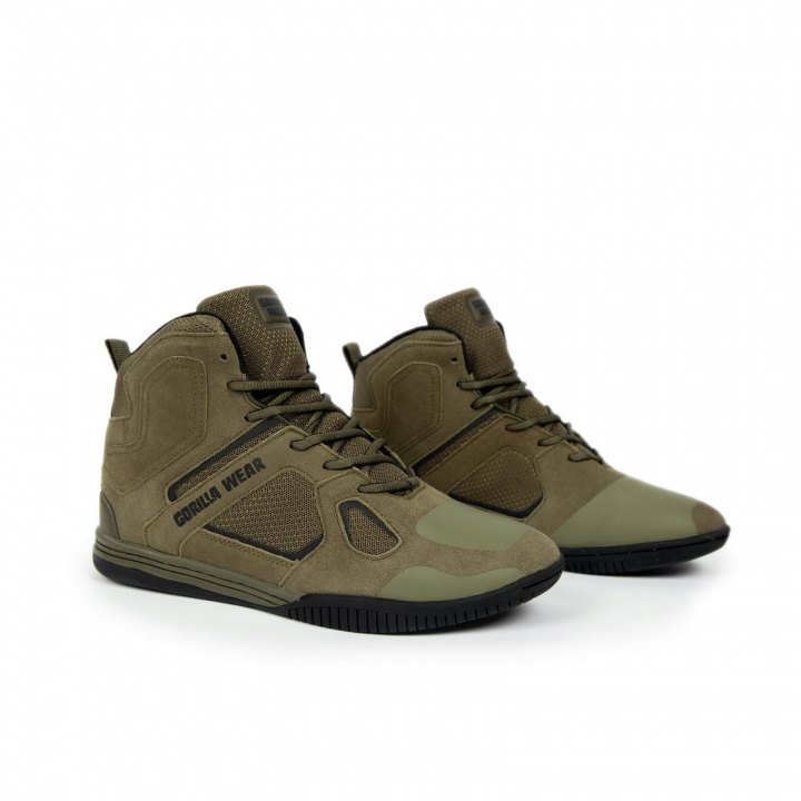 Tjek Troy High Tops, army green, Gorilla Wear på SportGymButikken.dk