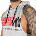 Rogers Hooded Tank Top, grey melange, Gorilla Wear