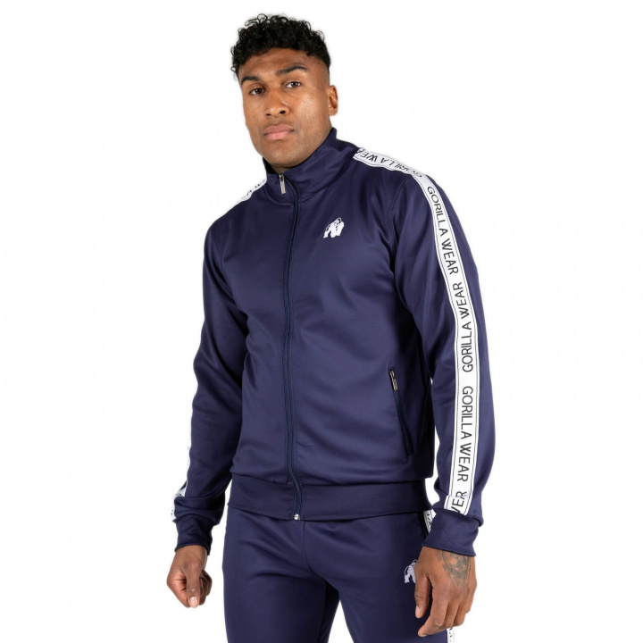 Tjek Delaware Track Jacket, navy, Gorilla Wear på SportGymButikken.dk