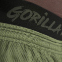 Mercury Mesh Shorts, army green/black, Gorilla Wear