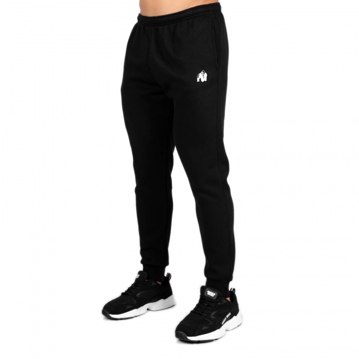 Tjek Kennewick Sweatpants, sort, Gorilla Wear på SportGymButikken.dk