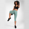 Monroe Cropped Leggings, army green, Gorilla Wear