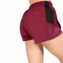 Salina 2-In-1 Shorts, burgundy red, Gorilla Wear