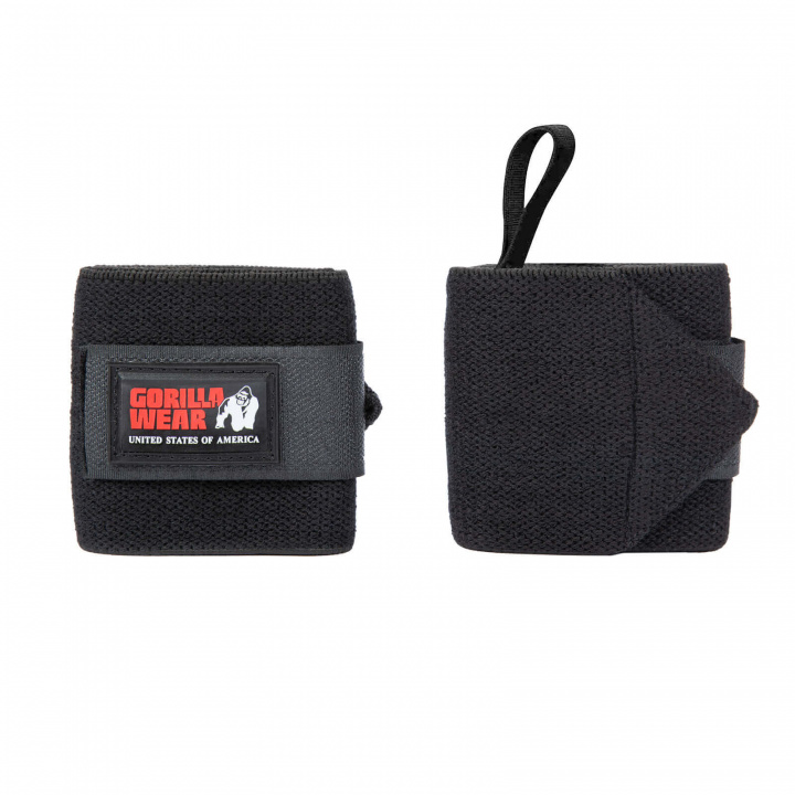 Tjek Wrist Wraps Basic, sort/rød, Gorilla Wear på SportGymButikken.dk