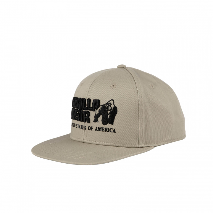 Tjek Dothan Cap, beige, Gorilla Wear på SportGymButikken.dk