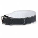 4 Inch Padded Leather Belt, black, Gorilla Wear