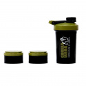 Shaker 2 Go 760 ml, sort/armygrøn, Gorilla Wear