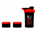 Shaker 2 Go 760 ml, sort/rød, Gorilla Wear