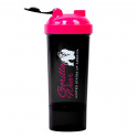 Shaker Compact 500 ml, sort/pink, Gorilla Wear