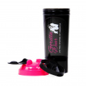 Shaker Compact 500 ml, sort/pink, Gorilla Wear