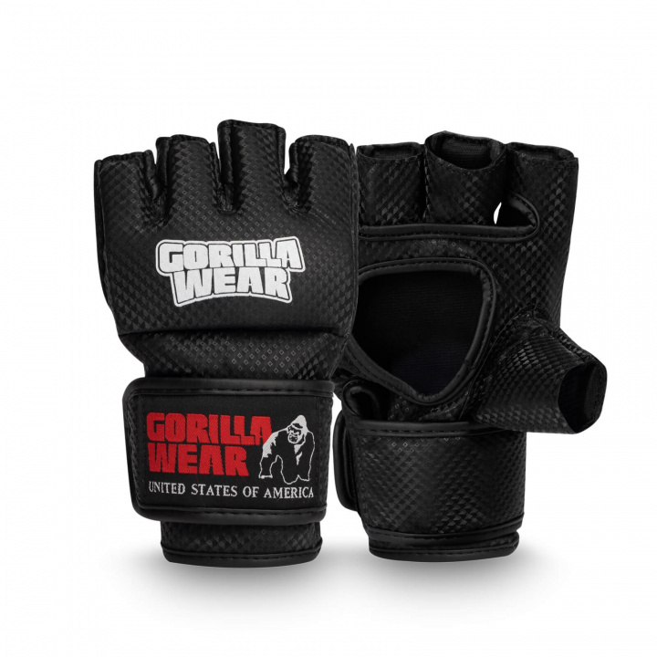 Se Manton MMA Gloves, sort/hvid, Gorilla Wear på SportGymButikken.dk