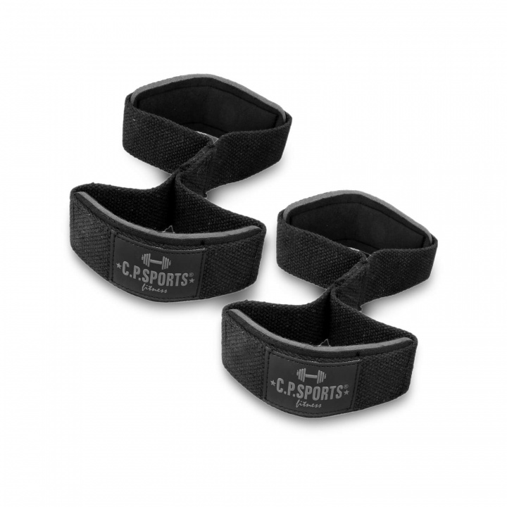 Se Figur 8 Straps - Lifting Loops, sort, CP Sports hos SportGymButiken