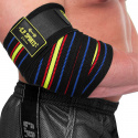 Elbow Wraps Pro, 1.3 m, black/blue/red/yellow, C.P. Sports