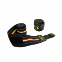 Elbow Wraps Pro, 1.3 m, black/blue/red/yellow, C.P. Sports