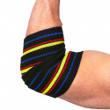 Elbow Wraps Pro, 1.3 m, black/blue/red/yellow, C.P. Sports