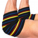 Elbow Wraps Pro, 1.3 m, black/blue/red/yellow, C.P. Sports