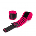 Elbow Wraps Pro, 1.3 m, pink/black, C.P. Sports