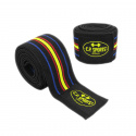 Knee Wraps, black/blue-red-yellow, 2.5 m, C.P. Sports