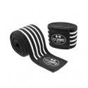 Knee Wraps, black/white, 2 m, C.P. Sports