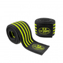 Knee Wraps, black/yellow, 2 m, C.P. Sports