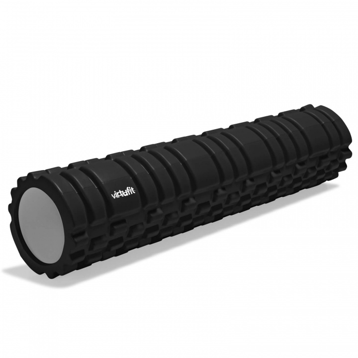 Tjek Grid Foam Roller 62 cm, sort, VirtuFit på SportGymButikken.dk