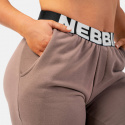 Iconic Mid-Waist Sweatpants, brown, Nebbia