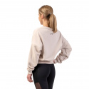 Loose Fit Sweatshirt \'\'Feeling Good\'\', cream, Nebbia