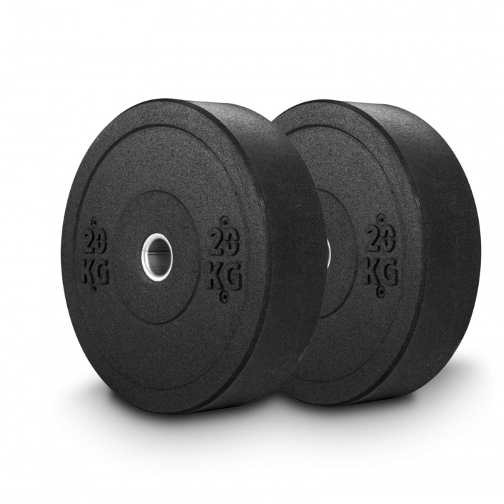 Tjek Hi-Impact Bumper Plates, 2 x 20 kg, Gymstick på SportGymButikken.dk