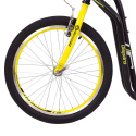 Løbehjul Disparo V-Brake, black/yellow, inSPORTline