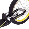 Løbehjul Disparo V-Brake, black/yellow, inSPORTline