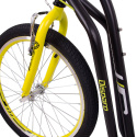 Løbehjul Disparo V-Brake, black/yellow, inSPORTline