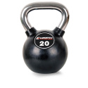 Kettlebell, gummi/krom 20 kg, inSPORTline