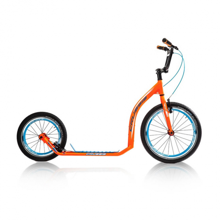 Tjek Sparkcykel Active 4.2, orange/blå, Crussis på SportGymButikken.dk