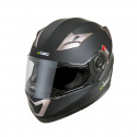 Motorcykelhjelm YM-925, matte black, W-TEC