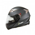 Motorcykelhjelm YM-925, matte black, W-TEC