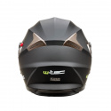 Motorcykelhjelm YM-925, matte black, W-TEC