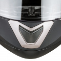 Motorcykelhjelm YM-925, matte black, W-TEC