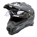 Motorcykelhjelm AP-885, carbon black, W-TEC