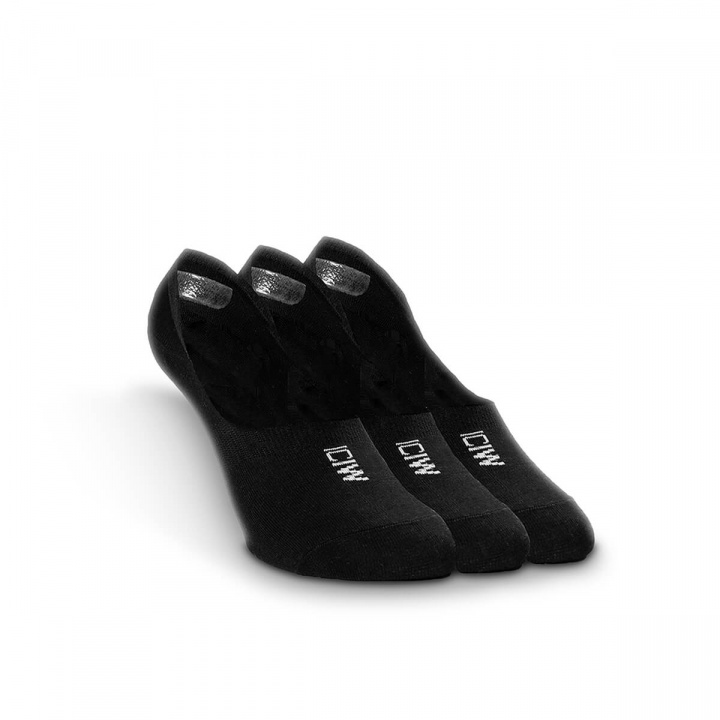 Tjek Invisible Socks 3-pack, sort, ICANIWILL på SportGymButikken.dk