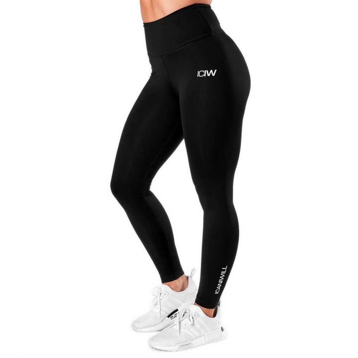 Se Scrunch V-Shape Tights, sorte, ICANIWILL på SportGymButikken.dk